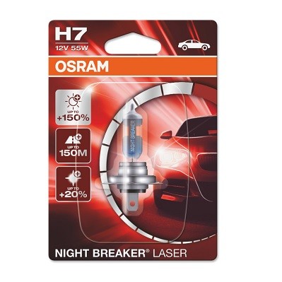 BEC 12V H7 55 W NIGHT BREAKER LASER NextGen +150% BLISTER 1 BUC OSRAM