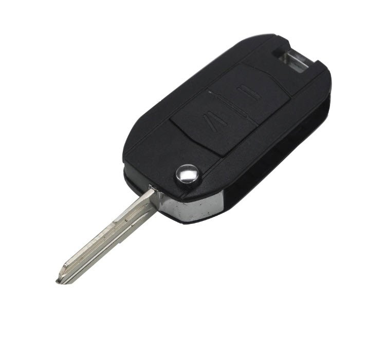 Carcasa cheie compatibila cu Opel Corsa C, 2 butoane, model conversie, lamela canelura dreapta