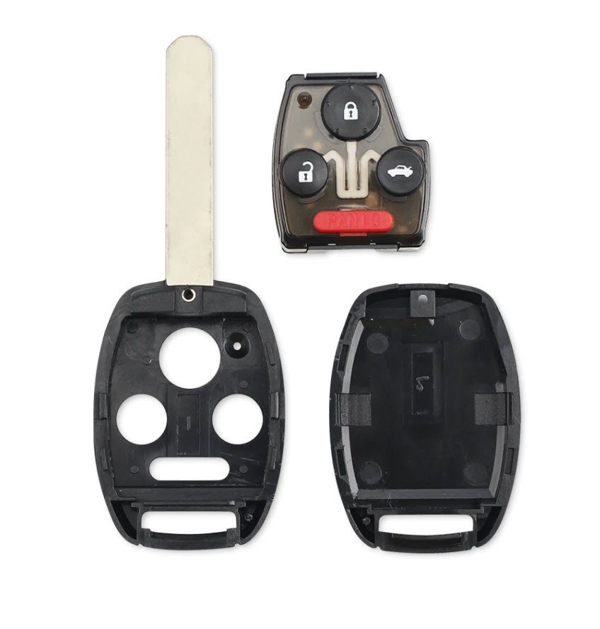 Carcasa cheie Honda cu 3 + 1 butoane ( cu spatiu pentru cip ) , butoane sunt incluse 