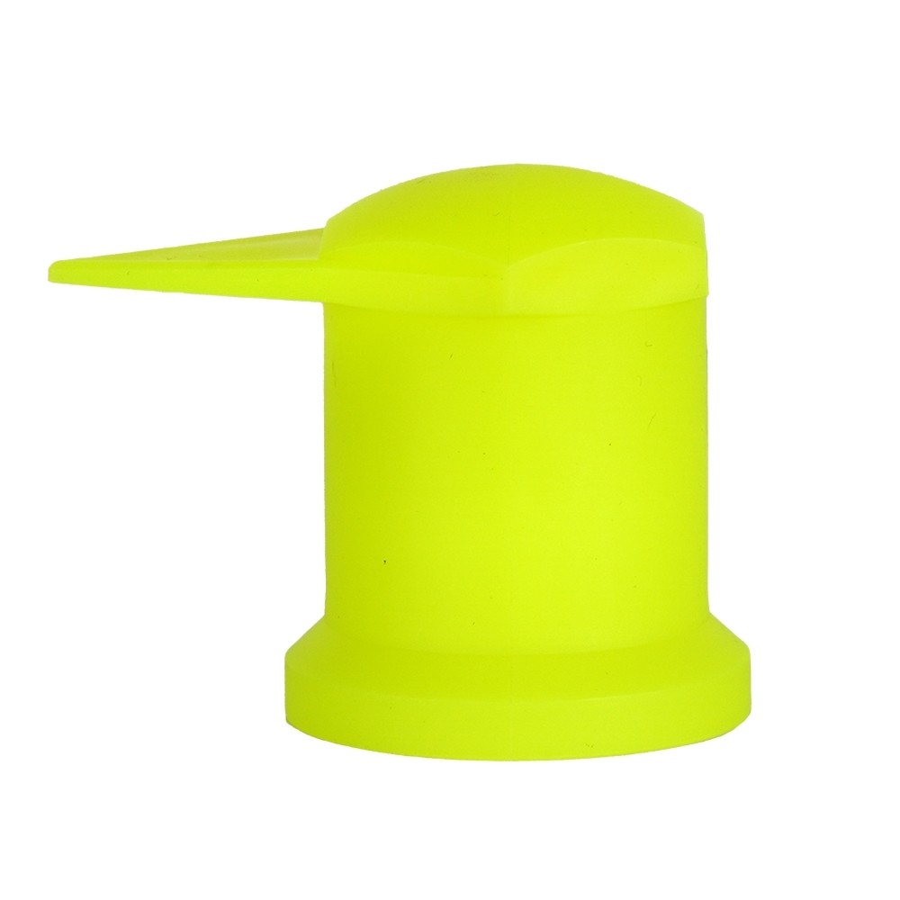 Set 10 Bucati Capac Plastic Pentru Prezon Roata Cu Indicator 33 mm Neon
