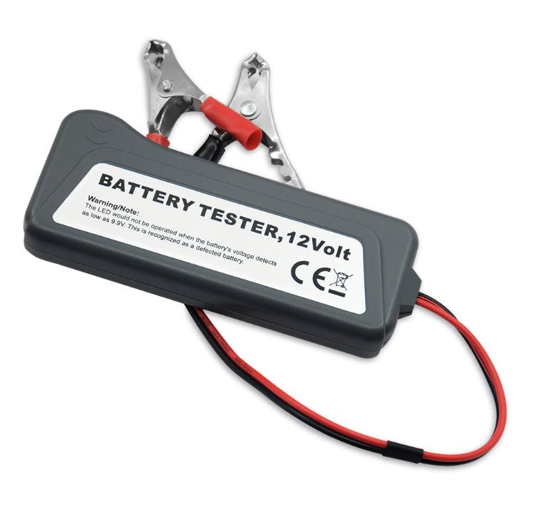 Tester pentru alternator si baterie auto cu indicator LED, 12V-24V