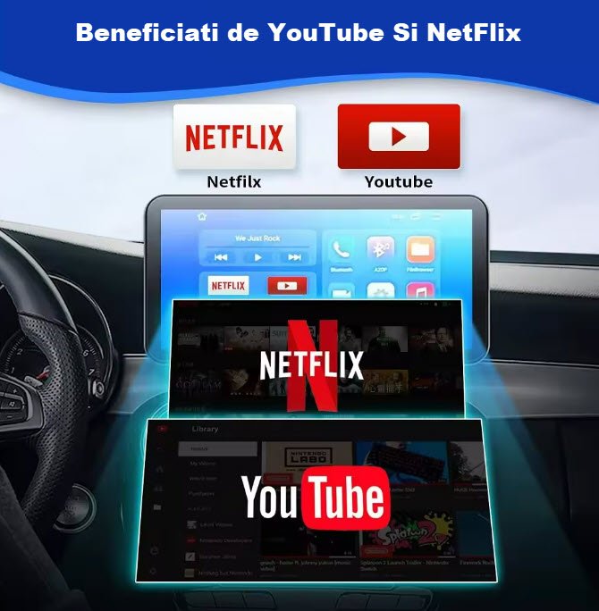 Adaptor Apple Carplay si Android Auto Wireless, Topautochei®, pentru masini cu Carplay de fabrica prin cablu, Plug & Play 2GB + 34GB, WI-FI 6, 2.4 Ghz/5 Ghz 