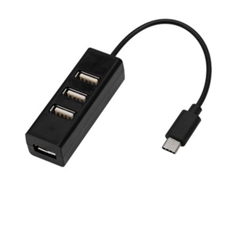 Adaptor Mini USB 3.1 Type C cu 4 Porturi USB 2.0 Hub High Speed 10Gbps Hub Incarcare Spliter USB portabil
