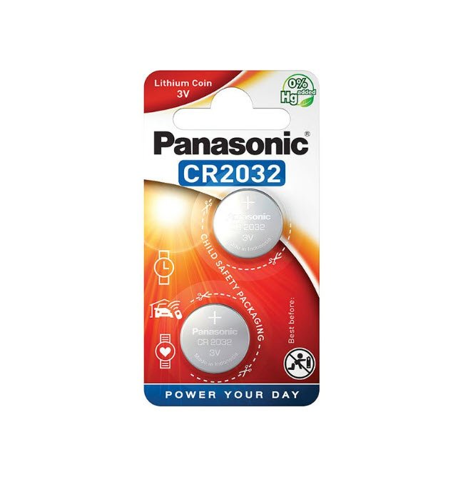 Baterie Lithium Panasonic Set 2 buc  CR2032