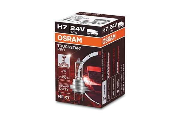 BEC CAMION 24V H7 70 W TRUCKSTAR PRO +120% NextGen OSRAM