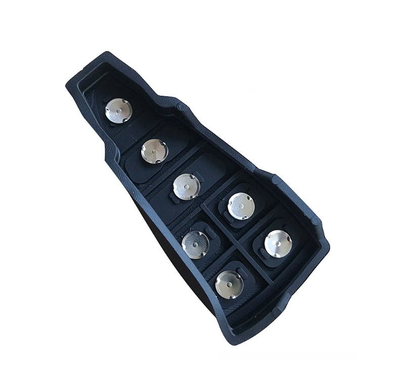 Butoane carcasa cheie Topautochei® pentru Jeep Grand Cherokee Chrysler 300 Town & Country Dodge Challenger, 4 butoane