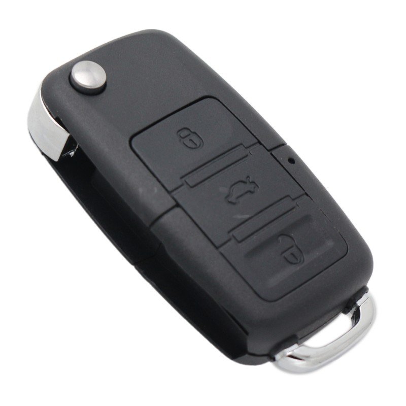 Carcasa cheie briceag compatibila cu Volkswagen, 3 butoane, fara lama, 4 suruburi