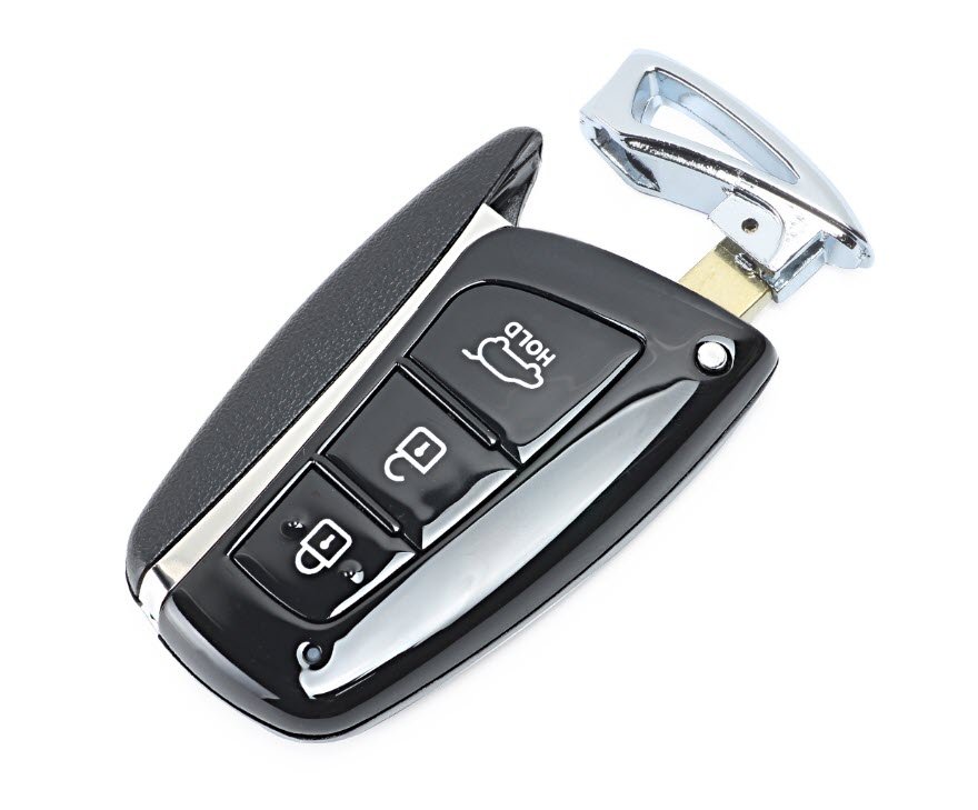 Carcasa cheie compatibila cu Hyundai Genesis 2013- 2015 Santa Fe Azera Equus, 3 butoane