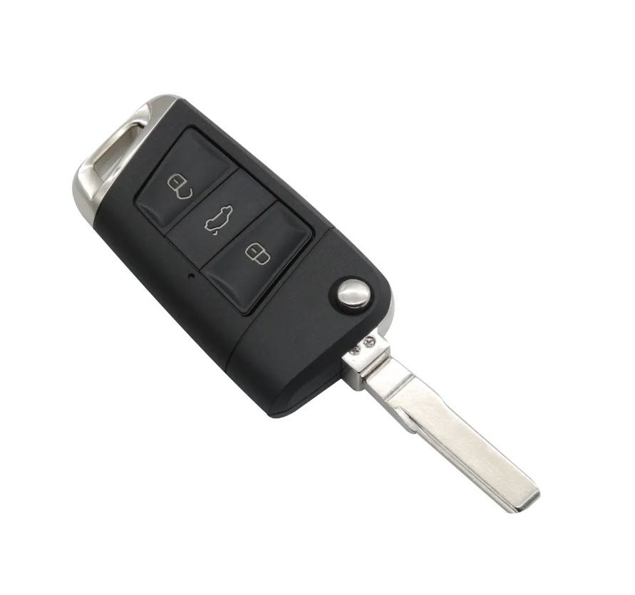 Carcasa cheie compatibila cu Volkswagen Passat B5, Golf Jetta, Skoda, Seat conversie catre un stil modern de cheie