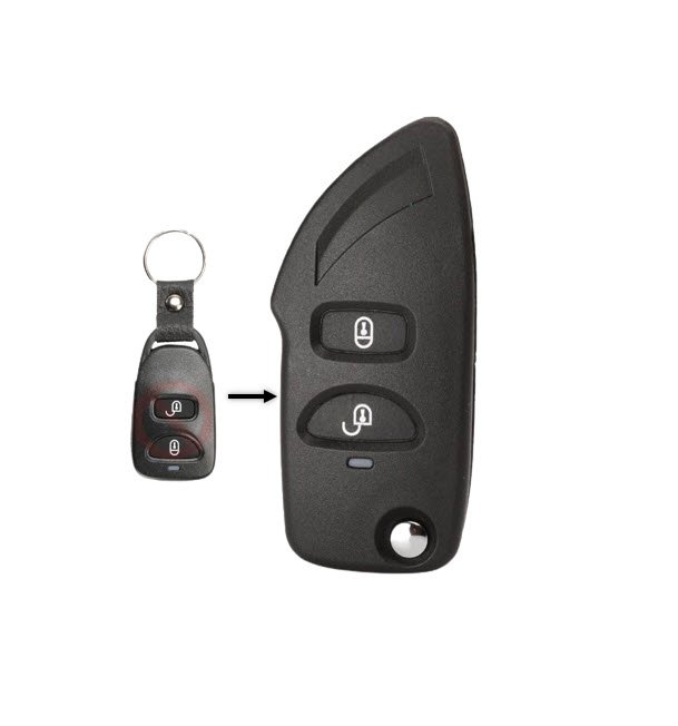Carcasa cheie compatibila pentru Hyundai Tucson Elantra Santa Fe pentru, model transformare cheie clasica