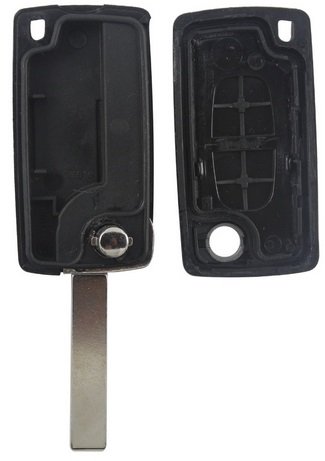 Carcasa cheie Citroen C2 C5 C3 C4 C6 C8, 2 butoane, lamela HU83, fara suport pentru baterie