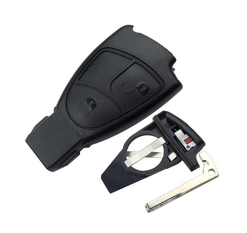 Carcasa cheie pentru Mercedes Benz B C E ML S CLK CL 3 butoane cu suport si lamela