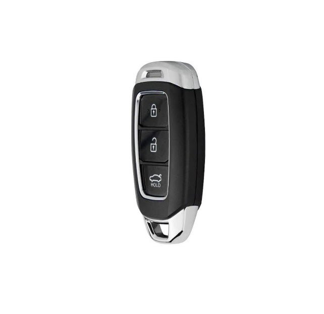 Carcasa cheie Telecomanda Topautochei® pentru Hyundai Tucson I30 Creta Solaris Smart Key Keyless Go cu suport pentru baterie pe spatele carcasei