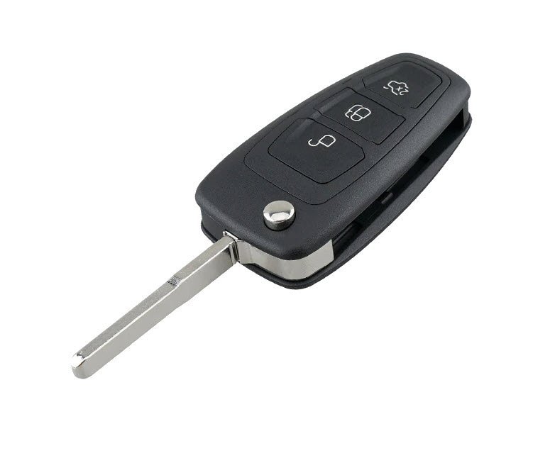 Cheie auto completa Topautochei® compatibila Ford Mondeo 2012-2016, 3 butoane, 434 MHz, cip ID63 40 biti (4D)