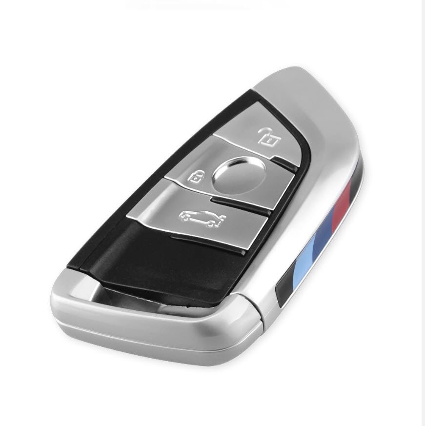 Cheie auto completa compatibila BMW Seria 3, 5 X5 X6 2006-2011 Keyless 3 butoane transformare PCF7952 868 MHz