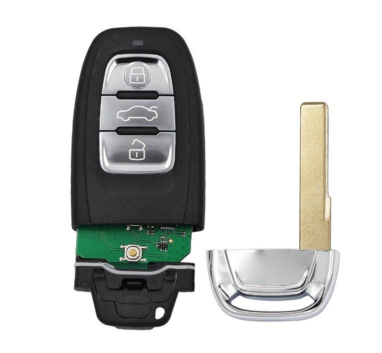 Cheie auto completa compatibila cu Audi A3 A4 A5 A6 A8 S4 S5 S6 Q5 A7 433 MHz, Chip Audi-5 Non-Keyless