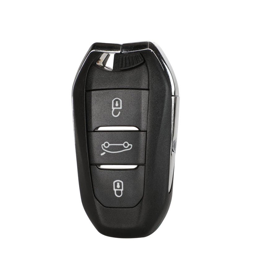 Cheie auto completa compatibila Peugeot 5008 508, 2010-2018, 3 butoane, Keyless Go, Chip ID46  434MHZ