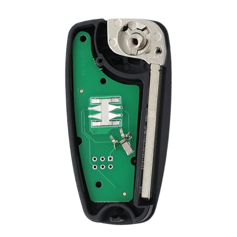 Cheie auto completa Topautochei® compatibila Ford Transit, Transit Custom, Tourneo Custom 2012-2022, 3 butoane, 433 MHz, cip ID63 80 bit