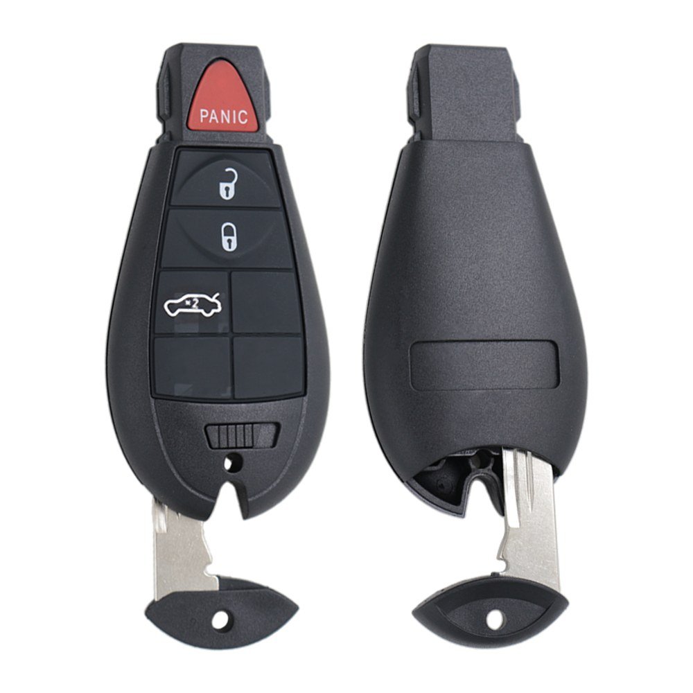 Cheie completa compatibila cu Dodge Challenger 2008-2014 Charger 2008-2013 3+1 butoane Keyless Go 433 MHz PCF7945 IYZ-C01C