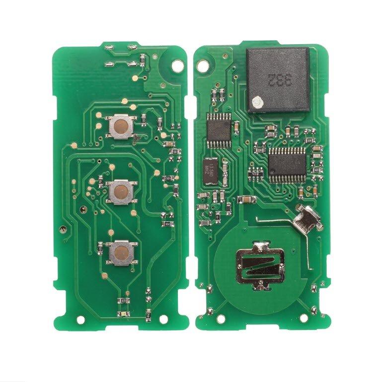 Cheie completa compatibila Mitsubishi, 3 butoane Keyless Smart, frecventa 434 MHz, Chip PCF7952
