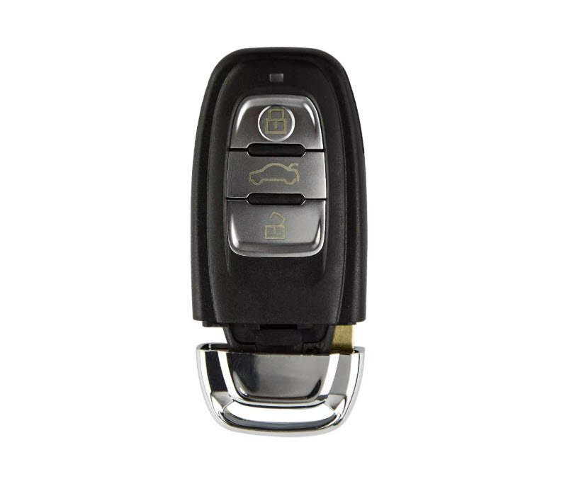 Cheie completa Topautochei® compatibila Audi A4 A6L A7 Q5 A4L A8L 868 Mhz Keyless Xhorse VVDI 754J XSADJ1GL