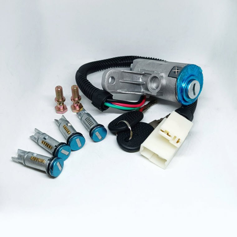 Contact cheie pornire Topautochei® pentru Iveco, 4 butuci usa, 2 chei incluse, 4837683 41040470 504026642