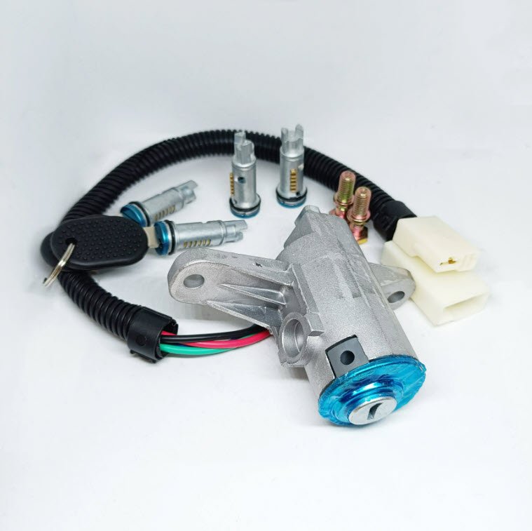 Contact cheie pornire Topautochei® pentru Iveco, 4 butuci usa, 2 chei incluse, 4837683 41040470 504026642