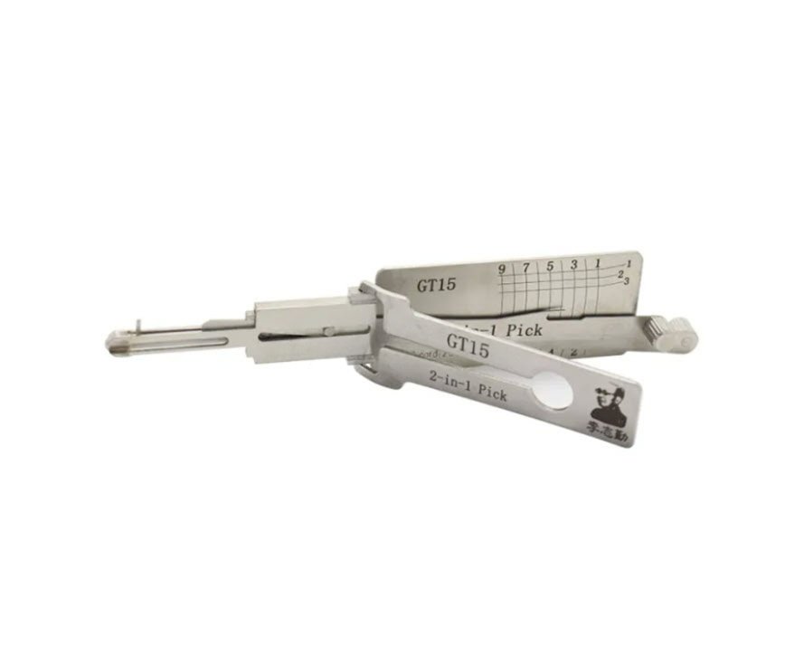 Decodor Lishi 2 in1 GT15 compatibil Fiat, Alfa Romeo 