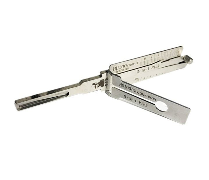 Decodor Lishi 2 in1 HU100, compatibil Opel, Chevrolet, 10 taieri 