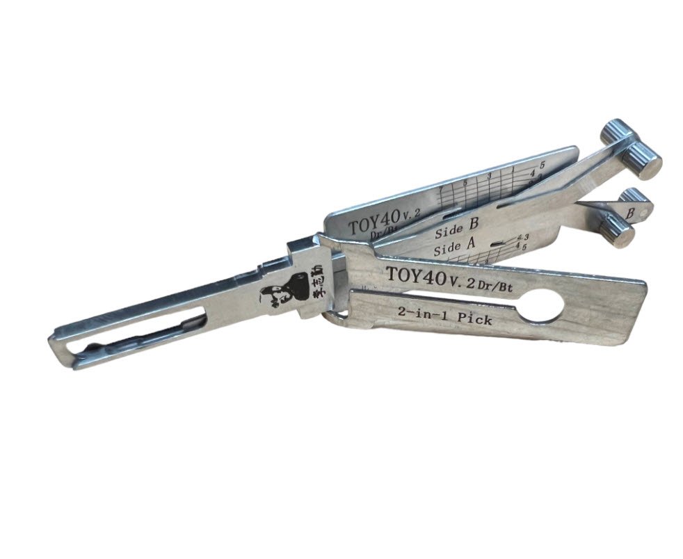 Decodor Lishi 2 in1 TOY40 , compatibil Toyota, Lexus