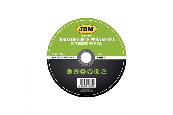 DISC DE TAIERE DEBITARE IN METAL 115 X 6 MM T27 JBM