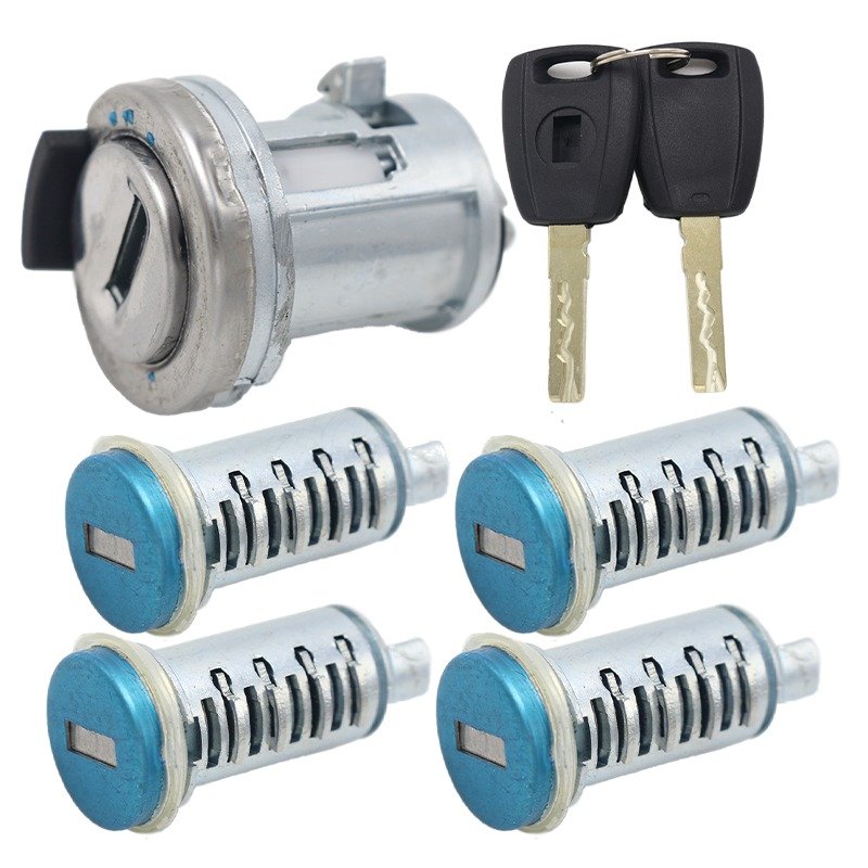 Kit butuci usi, contact si chei Topautochei® pentru Fiat Doblo Punto etc.