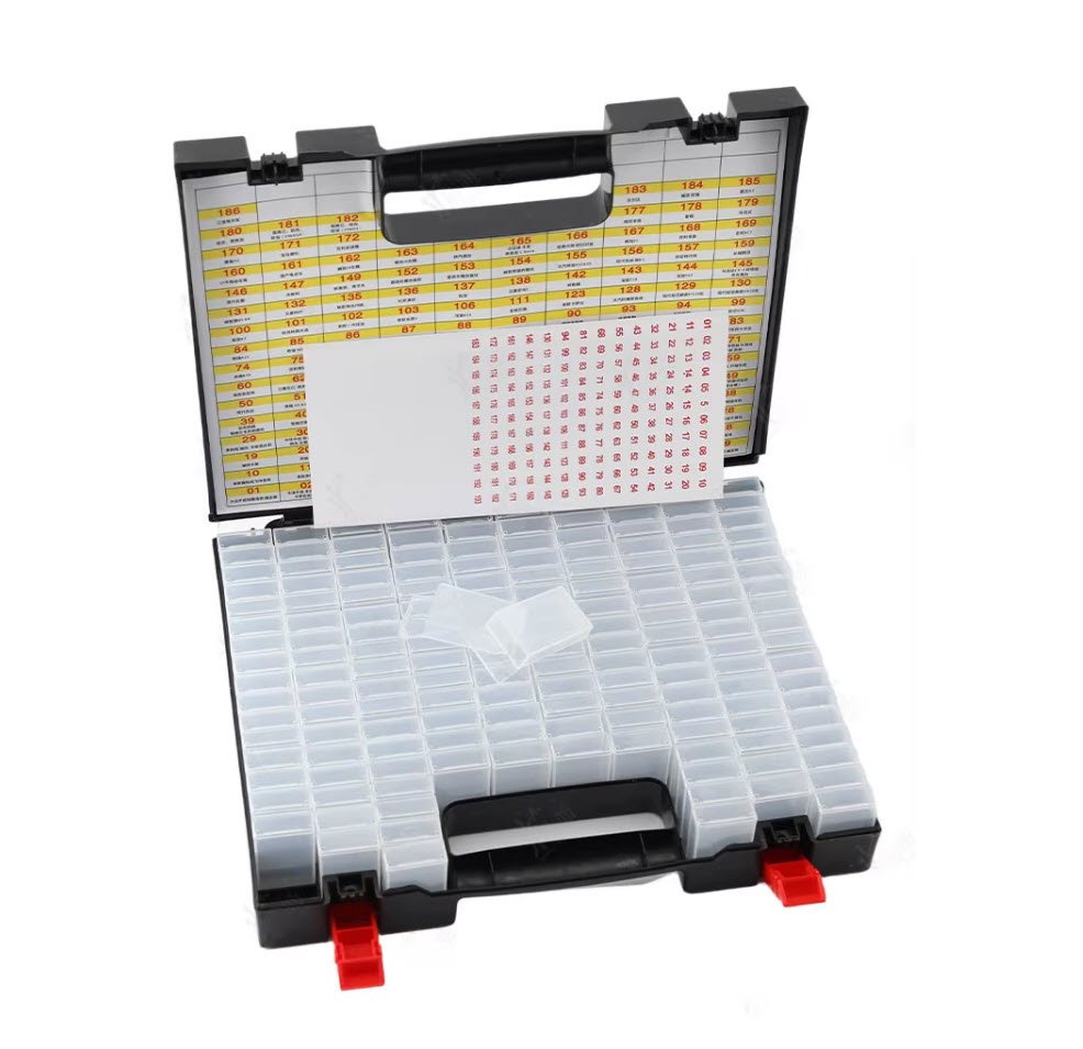 Organizator pentru Lamele Brute de Chei Auto – Depozitare pe Coduri pentru Tehnicieni