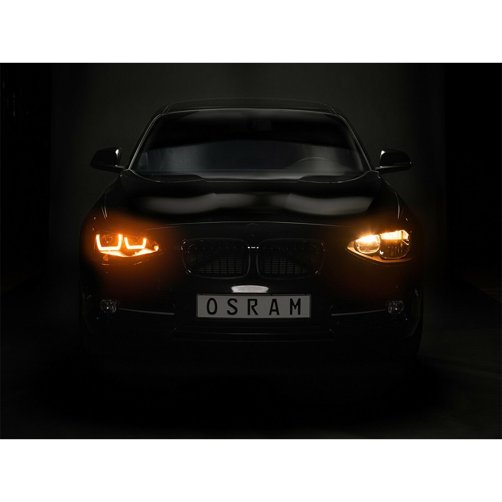 SET 2 FARURI LED PENTRU BMW 1 (F20.F21) (2011-2014) NEGRU LEDriving HALOGEN LEDHL103-CM OSRAM