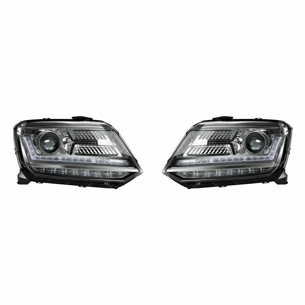 SET 2 FARURI LED PENTRU VW AMAROK (2010-) NEGRU LEDriving HALOGEN LEDHL107-BK OSRAM