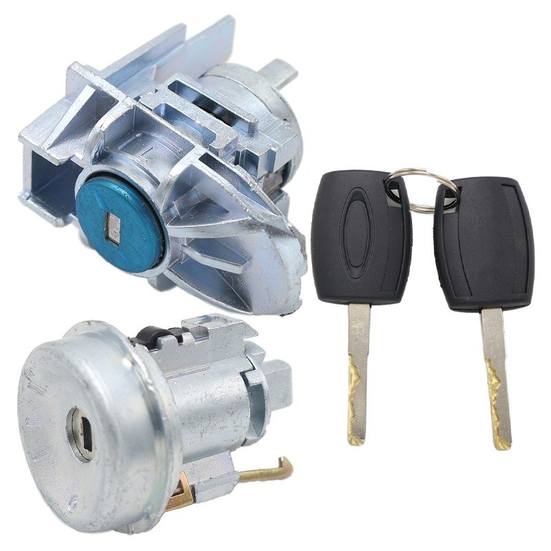 Set butuc usa stanga, contact pornire Topautochei® compatibil Ford Fiesta, 2 chei incluse