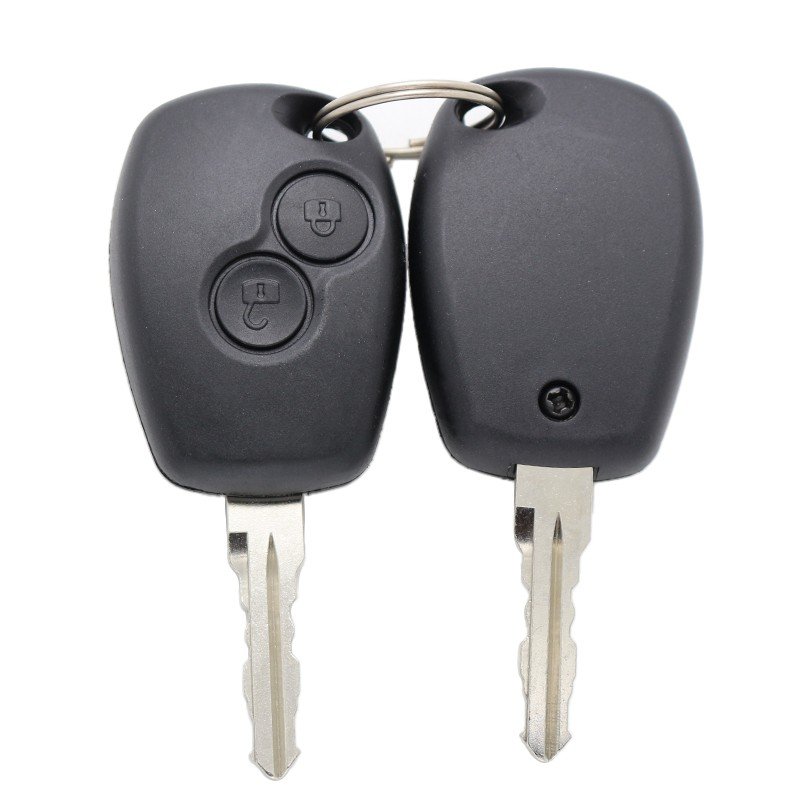 Set butuci usa si contact pornire Topautochei® compatibil Dacia Logan, Duster, Renault, cod OE 806015249R, 2 chei