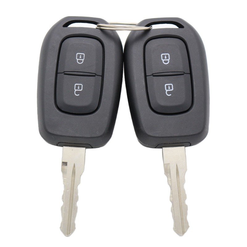Set butuci usa si contact pornire Topautochei® compatibil Renault, Dacia, cod OE 806017067R, 2 chei