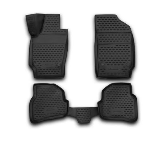 Set covorase negre VW Polo 2010-> sed, 4 buc