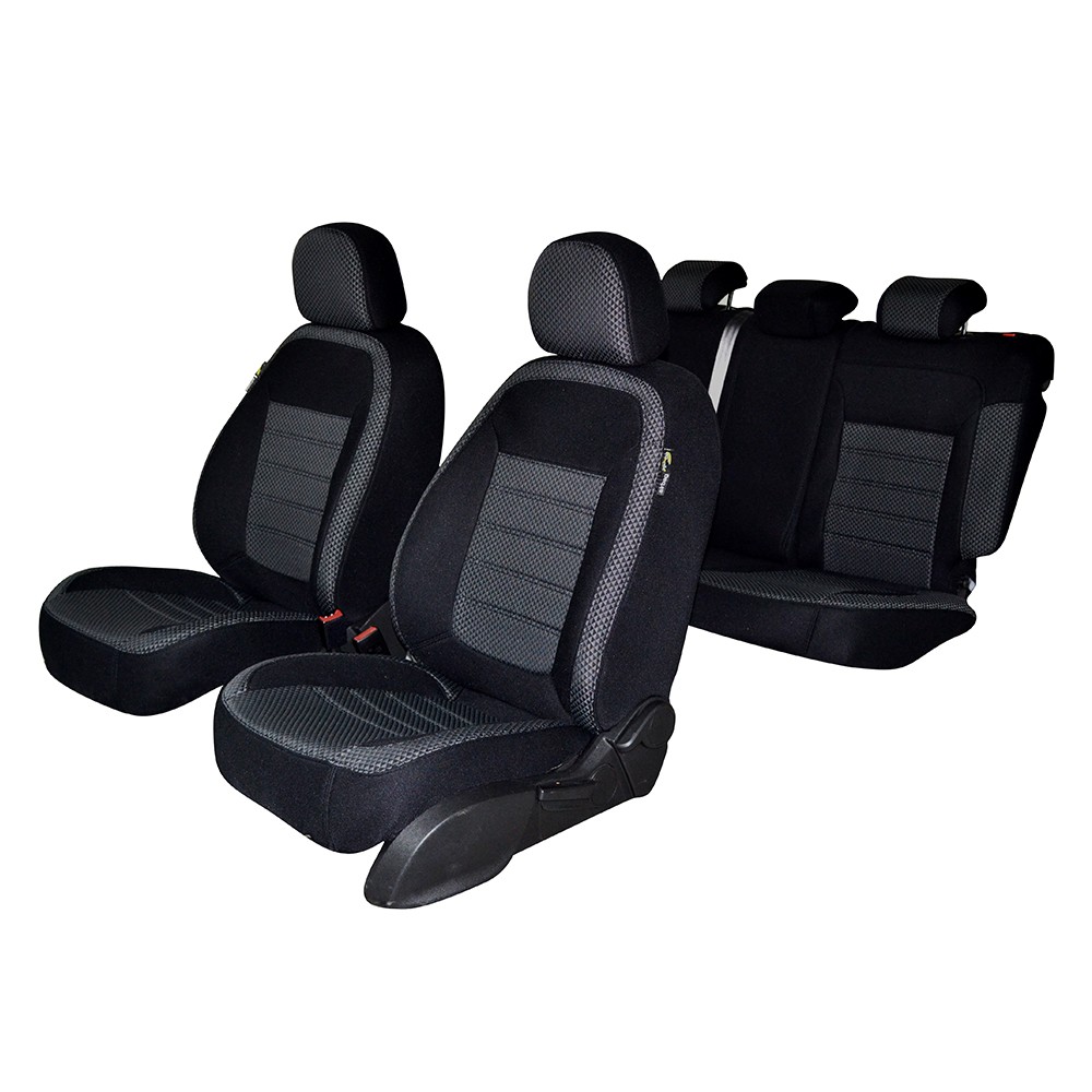 SET HUSE SCAUN UMBRELLA PENTRU FORD C-MAX 2004-2010 (SCAUNE INDIVIDUALE SPATE) CU TETIERE SPATE IN FORMA DE L