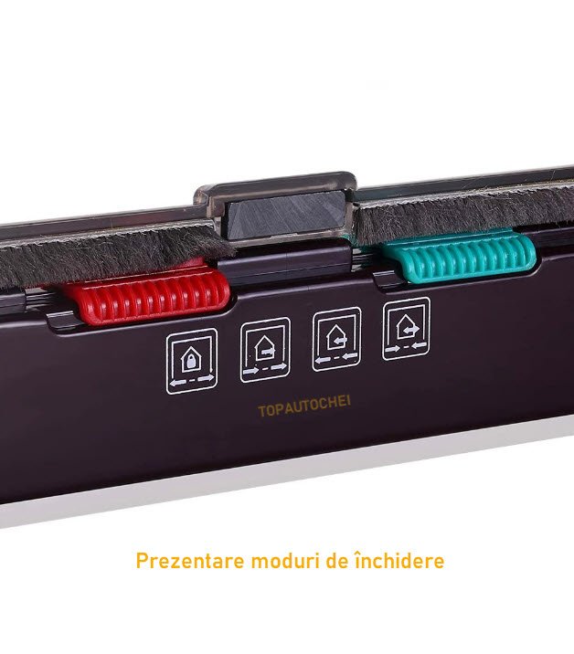 Usa batanta pentru animale de companie, XL 27.8 x 24.9 x 5.3 cm, ABS, 4 moduri de intrare/iesire, pentru pisici si caini de talie mica, culoare maro