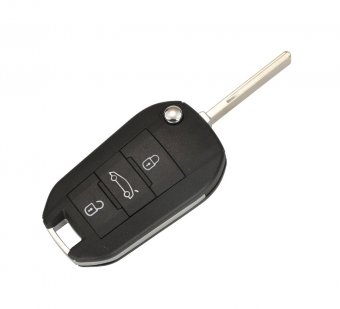 Carcasa cheie compatibila Peugeot Partner 3008 208 308 508 408 2008 307 4008 Citroen C3 C4, buton portbagaj