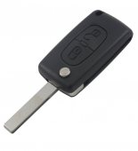 Carcasa cheie Citroen C2 C5 C3 C4 C6 C8, 2 butoane, lamela HU83, cu suport pentru baterie
