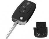 Carcasa cheie Audi cu 3 butoane, suport baterie tip CR2032