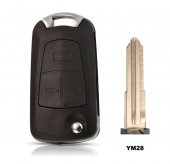 Carcasa cheie compatibila cu Opel Vectra C, model conversie, lamela canelura dreapta