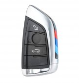 Carcasa cheie Smart Key BMW X1 F48, X5 F15 F85, X6 F16 F86, 2 F45 F46 3 butoane negru