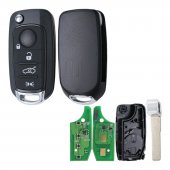 Cheie auto completa compatibila cu Fiat Tipo, Egea, 500X 2016+, briceag 4 butoane, 433 MHz, cip Megamos AES MQB48, lama SIP22
