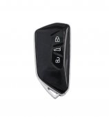 Cheie auto completa compatibila Volkswagen 3 butoane KeylessGo pentru VW 2020 434 MHz ASK