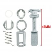 Kit reparatie butuc usa Topautochei® compatibil VW Golf, ax 45 mm, varianta cu manson si clema U
