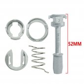 Kit reparatie butuc usa Topautochei® compatibil VW Passat, ax 52 mm, varianta cu inel mare si clema C